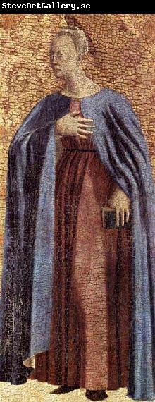 Piero della Francesca Polyptych of the Misericordia: Virgin Annunciate